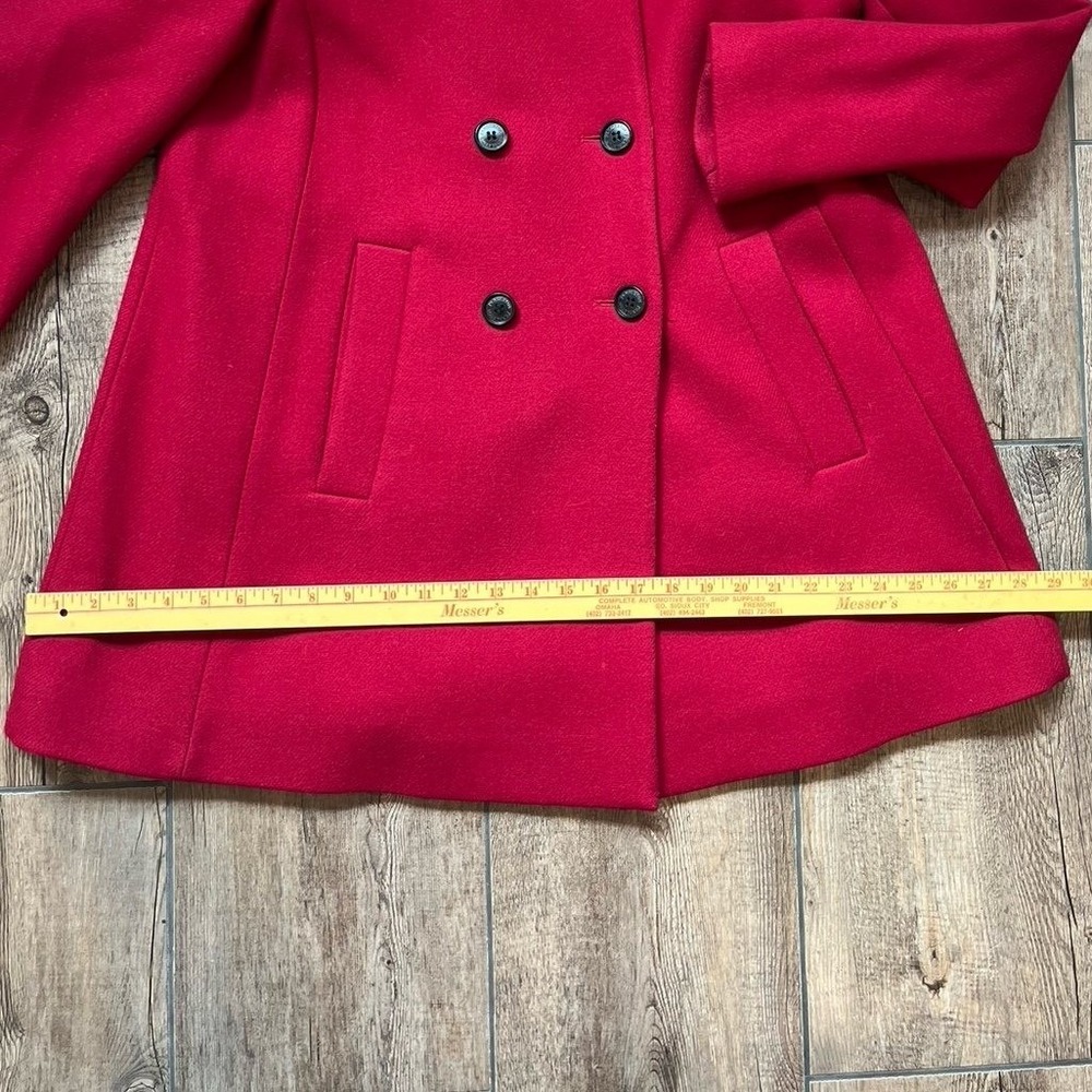 Pendleton Red Wool Double Breasted Button Down Pe… - image 6